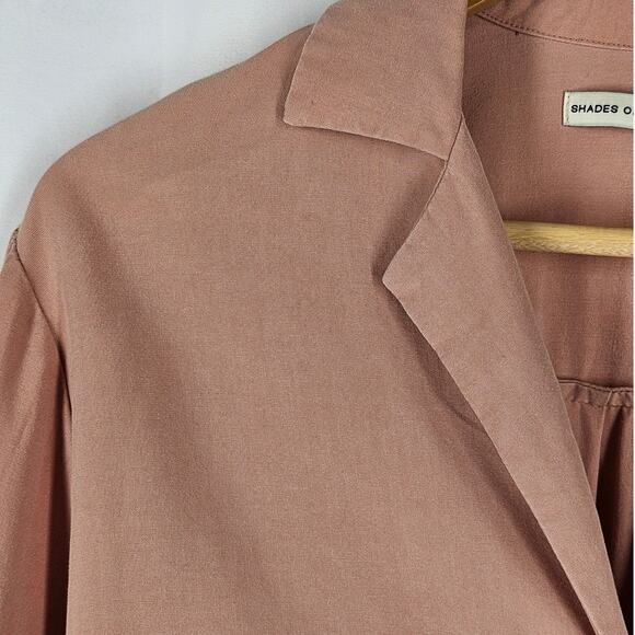 SHADES OF GREY BY MICAH COHEN WOMEN'S LONG SLEEVE TUNIC TOP SHIRT SIZE MEDIUM - Picture 6 of 10